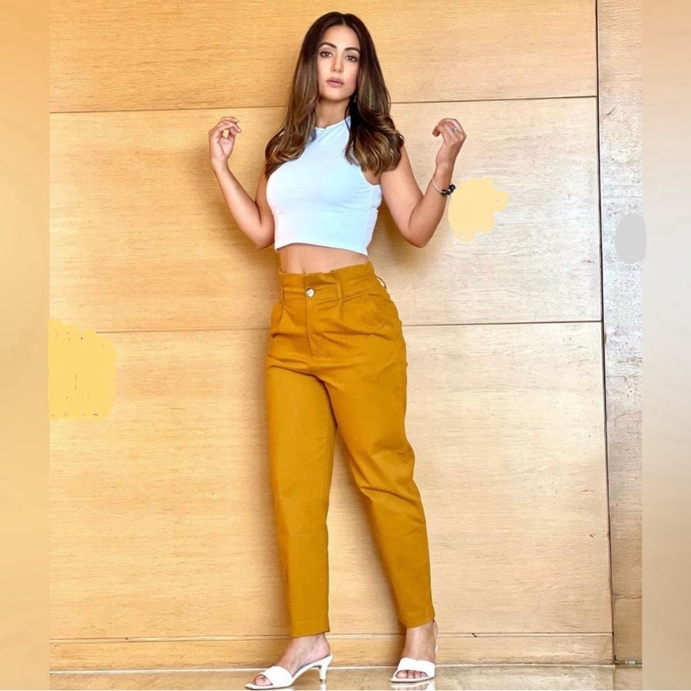 J. Crew Mustard Pants